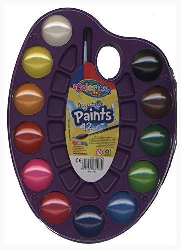Farby akwarelowe Colorino Kids paletka 12 kolorĂłw