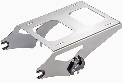 Miniatura 9 de Moto Onfire King Tour Pack Fit para Harley 2014 Later Harley Touring FLH FLHX FLHR - Superior Azul, 2 arriba Chrome Desmontable Rack de montaje