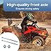 Shakas Engine Mounting Bolt Kit, M8 X 115 mm Front Wheel Axle Flat Fork Middle Axle Bolt Nut Spanner, for 50 cc 70 cc 90 cc 110 cc 125 cc 140 cc Pit Pro ATV Dirt Quad Bike 4 Stroke Engine (Silver)
