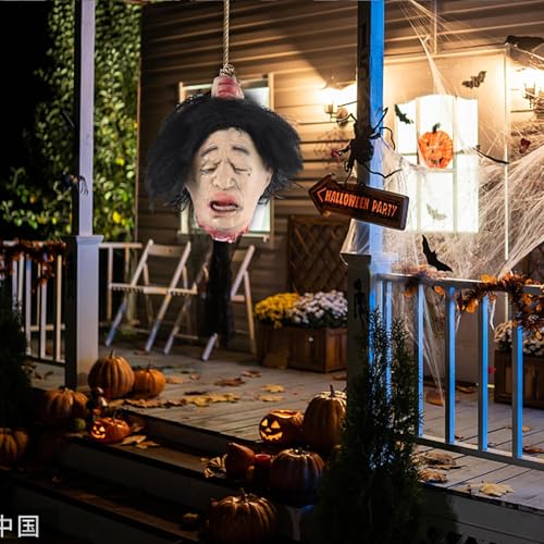 Tête Décapitée Halloween Effrayante imperméable pour résoudre vos problèmes de décor extérieur - 3