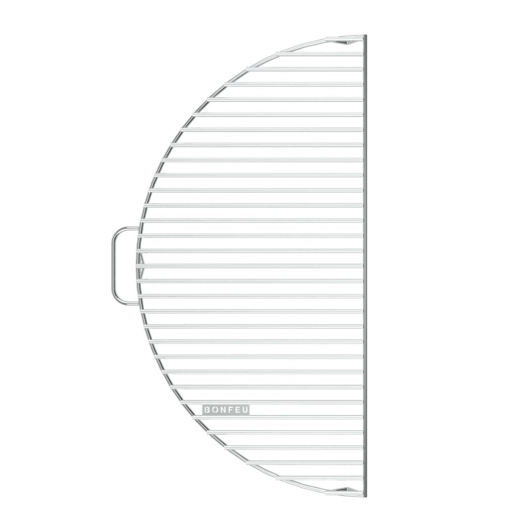 BonFeu 1/2 BonGrill Ø80 cm - Parrilla para Cuenco de Fuego - Ideal para Barbacoas y Parrillas al Aire Libre - Diseño Robusto y Duradero