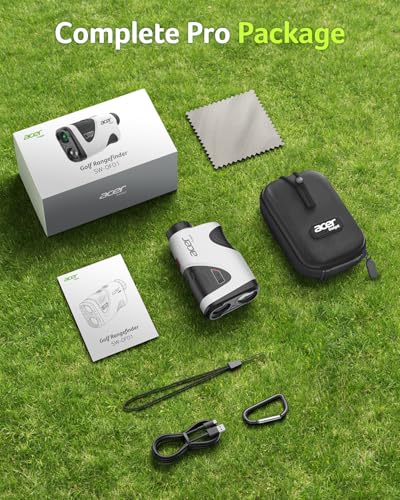 Acer Pro Golf Rangefinder with Slope Switch, Pin Lock Vibration, 1200 Yards - image 7