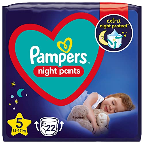 Pampers (Alte Version), Night Pants Windeln, Größe 5, 22 Stück, 12kg-17kg