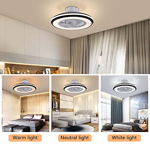 Ventilateur de plafond 20 pouces LED avec 3 modes d'éclairage et télécommande - 5