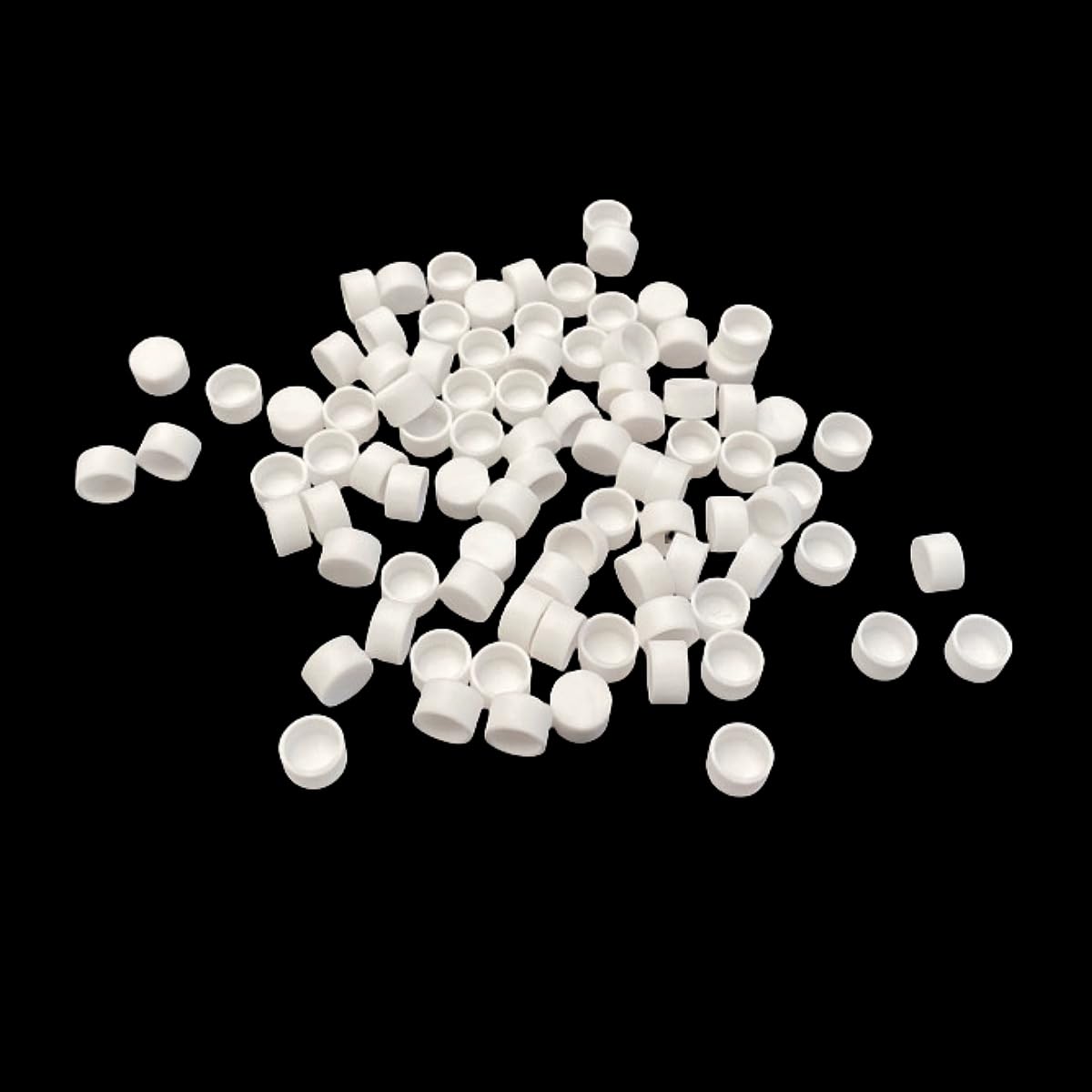 Crisol de análisis térmico de alúmina al 99%-crisoles cerámicos de corindón de 20 piezas for investigación científica y experimentos,(5x4mm/50ul with Lid)
