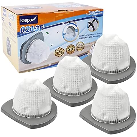 KEEPOW Featherweight Replacement Filters Compatible with Bissell Featherweight Stick Lightweight Bagless Vacuum 2033, 20331, 20333, 20336, 20339, 2033M (4-Pack) Cover