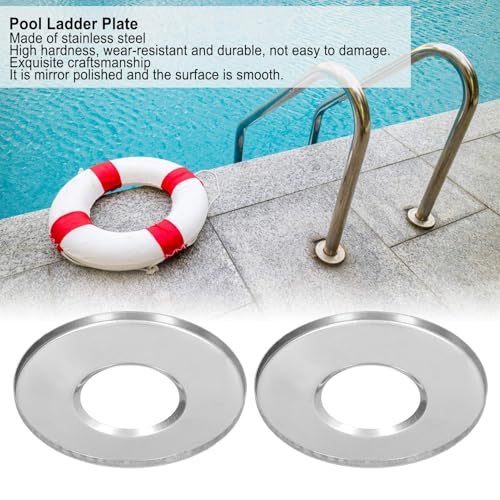 2Pzs Cubierta de Escudo para Escalera de Piscina 5cm miniatura 5