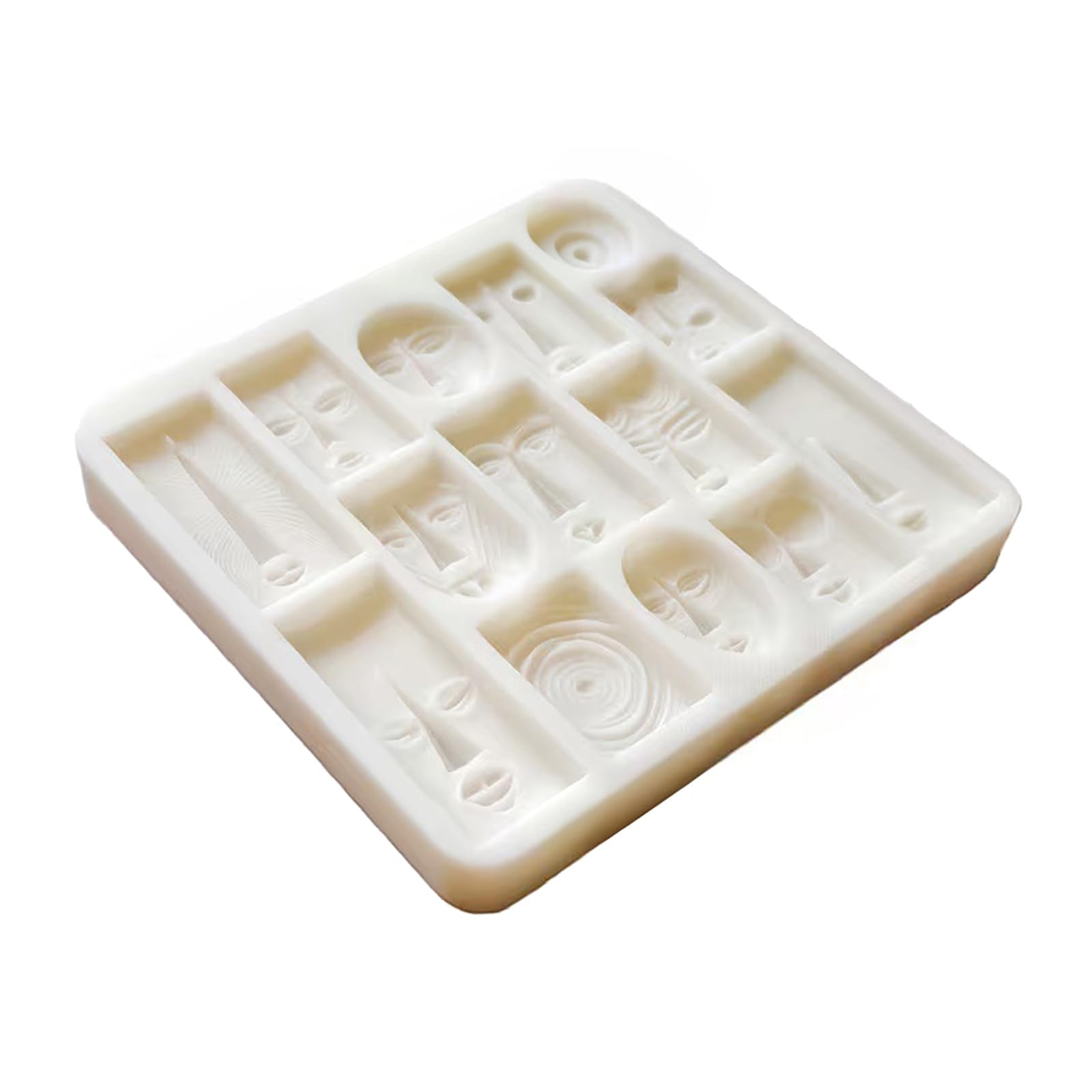 Moules de cuisson en silicone visage pour modelage de personnages en chocolat et entremets