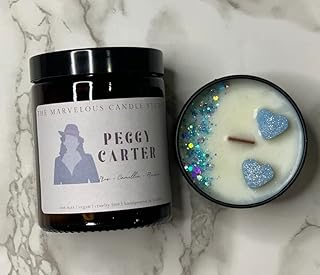 Peggy Carter Vegan Soy Wax Candle | Agent Carter | Captain Carter | Marvel Gift Ideas For Women & Men