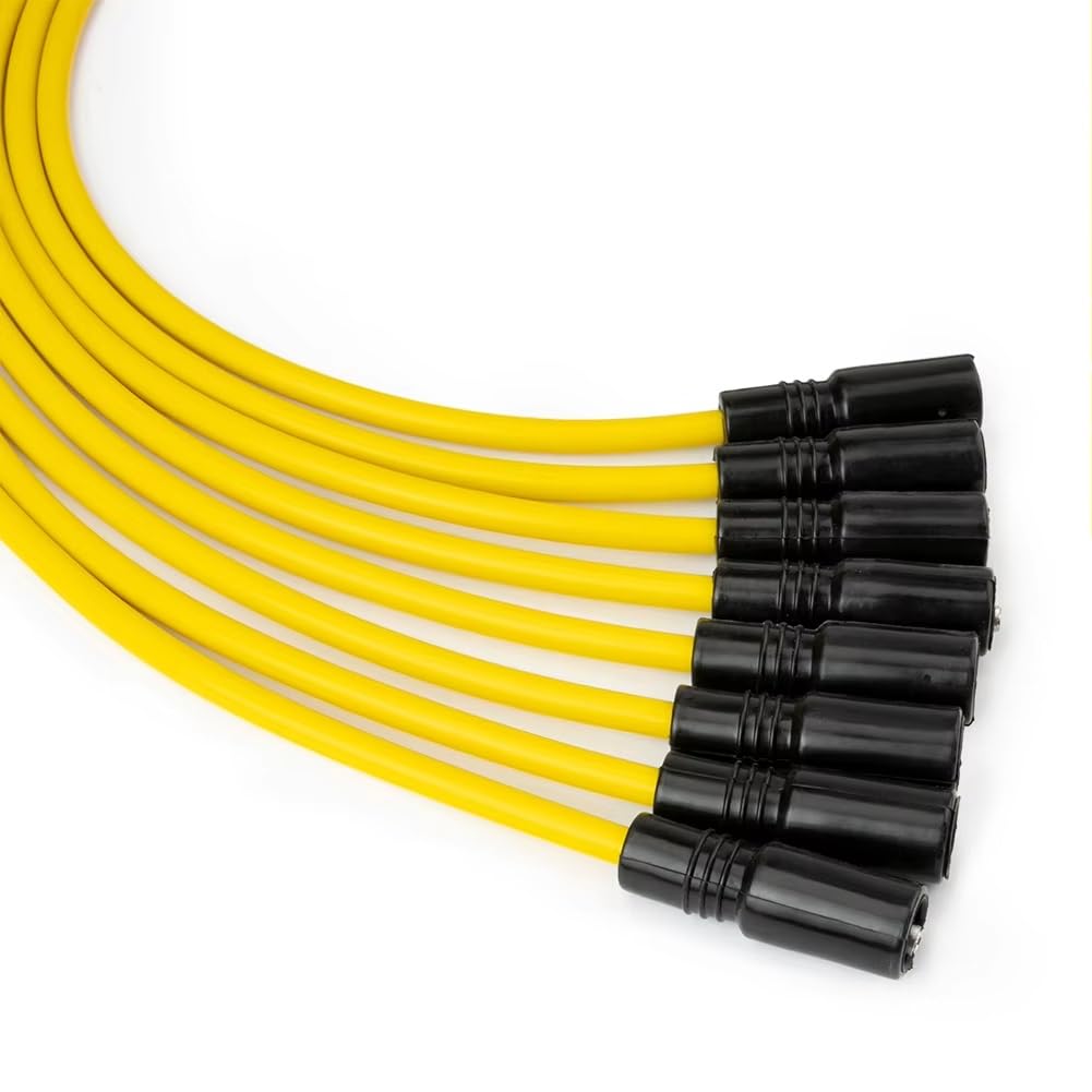 Compatible con Chevrolet para C1500 V8 5.7L 5.0L 1996 1997 1998 1999 2X1197 9718Q 88862089 Cable de bujía