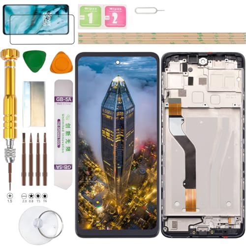Gadget Troops Conjunto de pantalla LCD para Motorola Moto G60 / G60 Vision XT2135-1, MC38B, XT2135-2, MC38C Kit de repuesto de pantalla