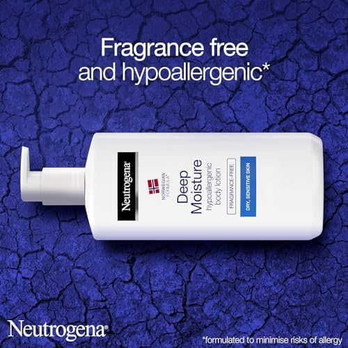 Neutrogena Norwegian Formula Deep Moisture Hypoallergenic Body Lotion (1x 400ml), Fragrance-Free Hypoallergenic Body Moisturiser for Sensitive and Dry Skin, Provides 48-Hour Moisturisation - Image 7
