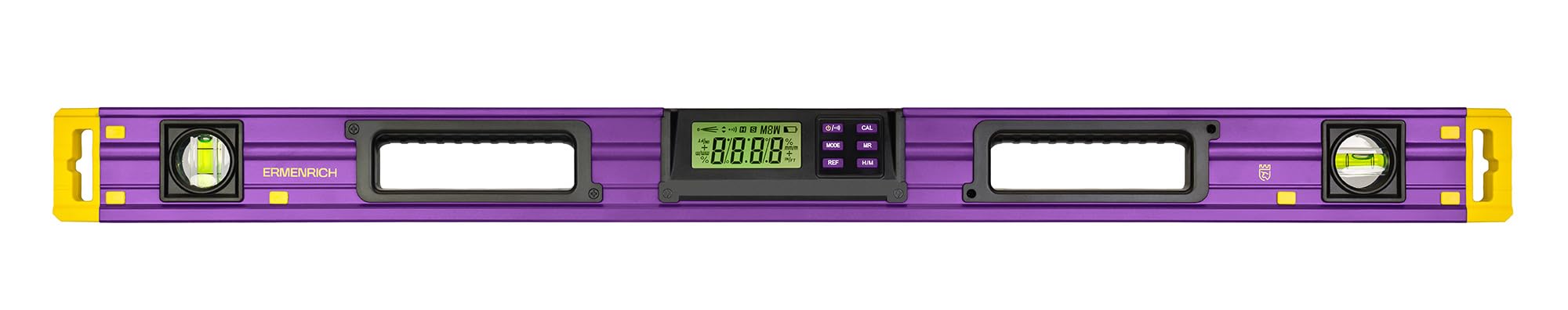 Verk LY80 Poziomica Cyfrowa Kątomierz z Ekranem LCD | 0–360° Magnetyczny Czujnik Nachylenia, 2 Libelle, Dokładność ±0.1°, 4 Tryby, Hold, Budowa, DIY, Drewno