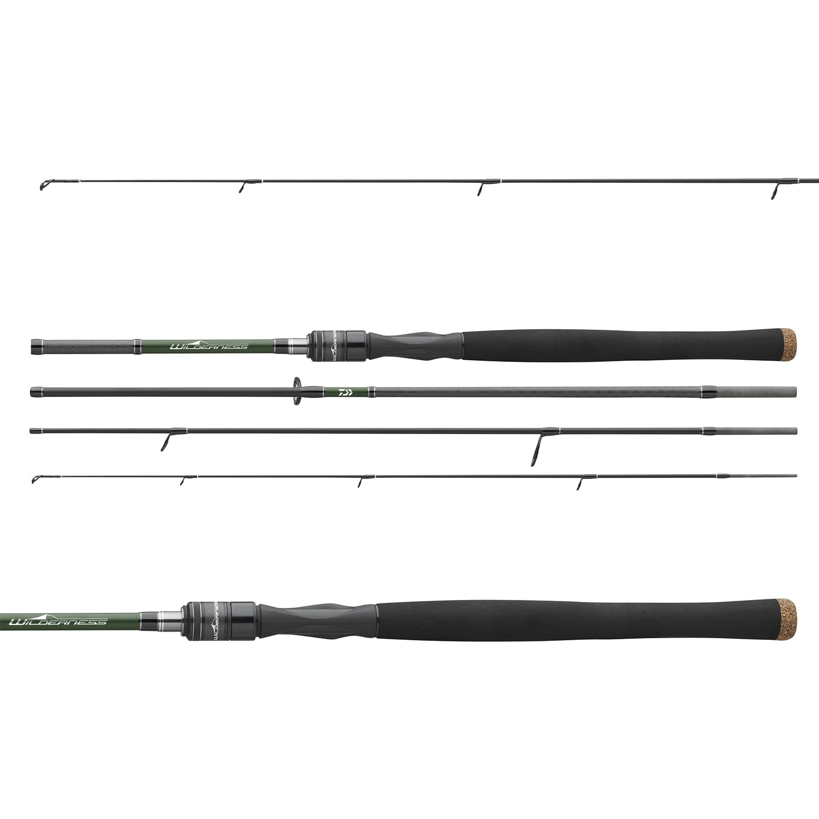 daiwa 20 wilderness spinning fishing rod Isofishinglifestyle With durable fiberglass blanks and ceramic insert with shock ring guides DAIWA Wilderness Travel, Length 2.15m