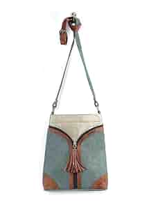 Amazon.com: Mona B Canvas Handbag for Women | Zipper Bag