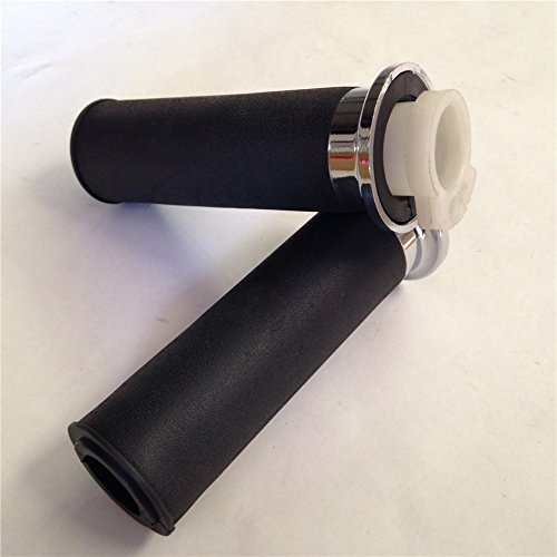Dull Polish Feeling H Grips Black ATV QUAD YAMAHA KAWASAKI POLARIS SEADOO WATERCRAFT BOMBARDIER JET SKI ATV FOREMAN RECON RINCON Kawasaki Brute Force Prairie BRUIN GRIZZLY KODIAK(7/8\" BOTH SIDE)