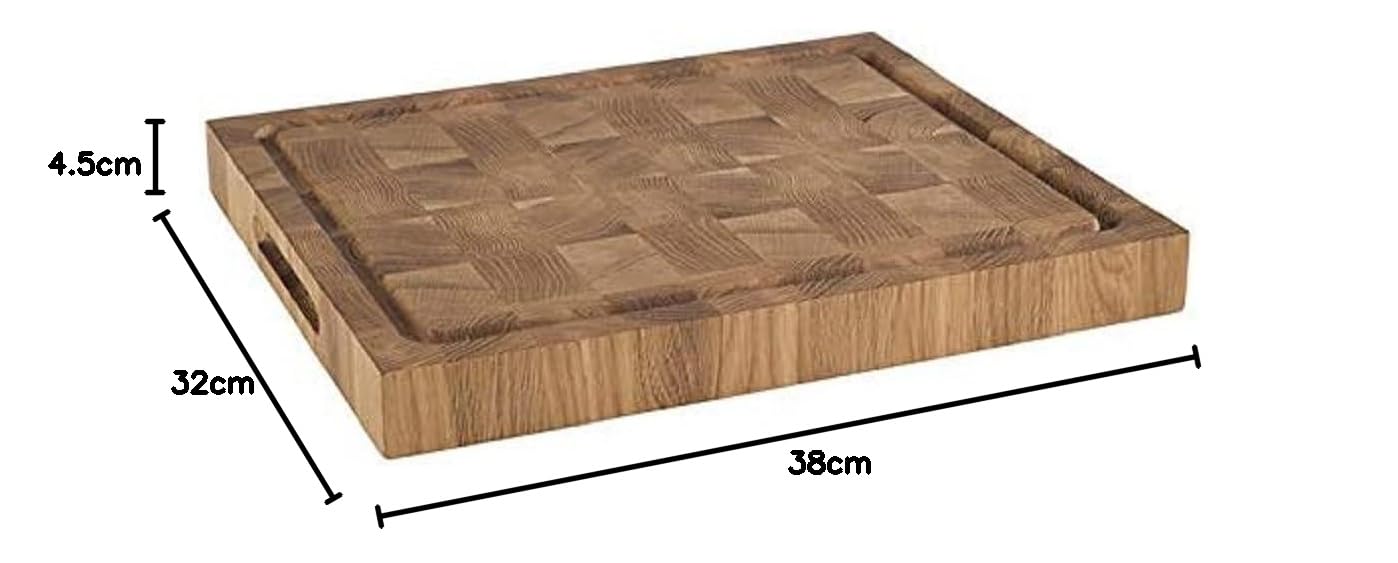 APS Tabla de queso de madera, 38 x 32 x 4,5 cm