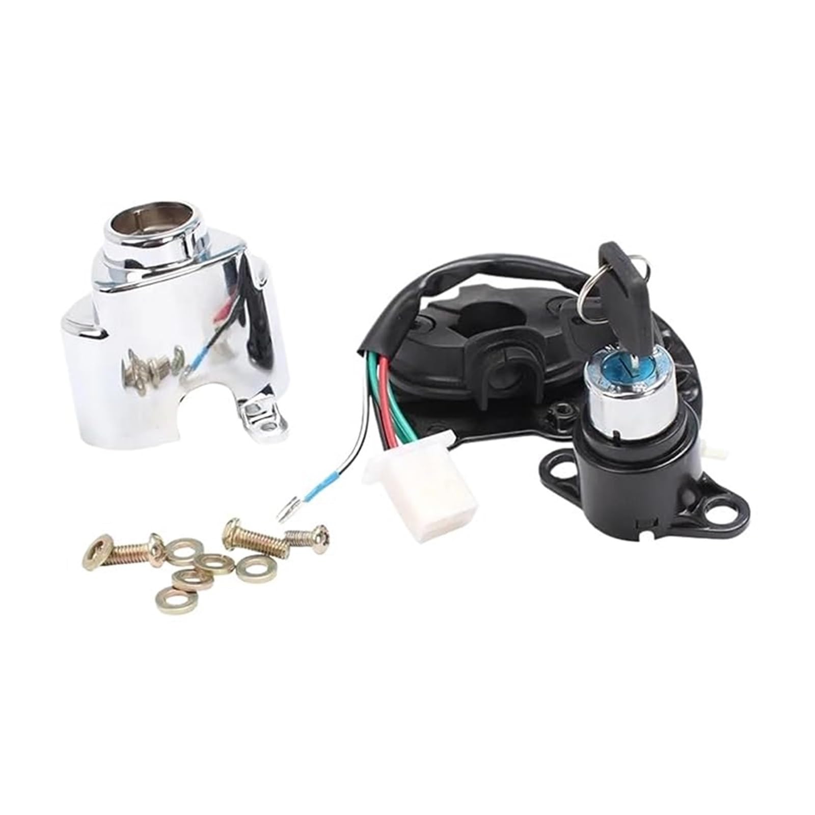 Blocco Accensione Per Magna 250 Per Steed 400 VT250 VT600 VT750 Per Shadow 600 750 Per VLX600 Chiave Di Blocco Dell'interruttore Accensione Della Motocicletta Moto