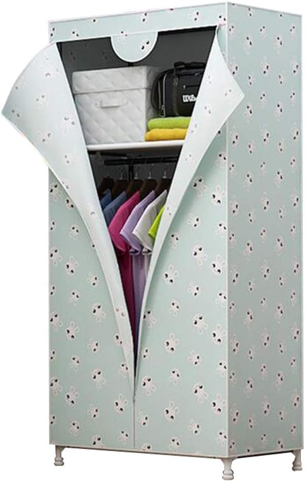 Cloth Wardrobe Clothes Closet, Portable Closet Wardrobe Storage Closet Standing Closet Fabric Cabinet Portable Wardrobe Organizer Storage,B_70x45x150cm