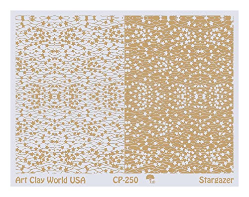 Low Relief Texture Plate Stargazer Design - 1 Pc.