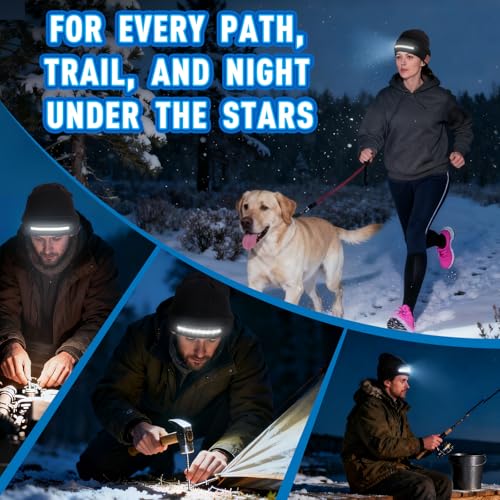 Bluetooth Beanie Hat with Light, Gifts for Men, Stocking Stuffers for Men - image 7