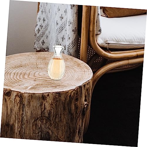 3 frascos difusores de aromas en vidrio transparentes miniatura 3