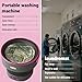 Mini Portable Washing Machine and Dryer, Mini Washer 13l Portable Washing Machine Fully Automatic 3 Cleaning Modes Collapsible Camping Washer for RV Travel Hotel Laundry