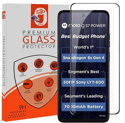 STP FEEL® Premium Tempered Glass Screen Protector Guard Compatibl...