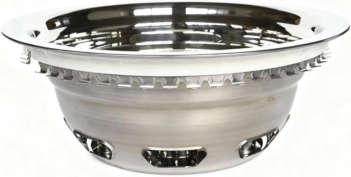 JESONN 17 Inch Stainless Steel Wheel Simulators Full Kits for 2008-2025 Chevy GMC 3500,2003-2025 Dodge RAM 3500,2005-2025 Ford F350 Dual Wheels