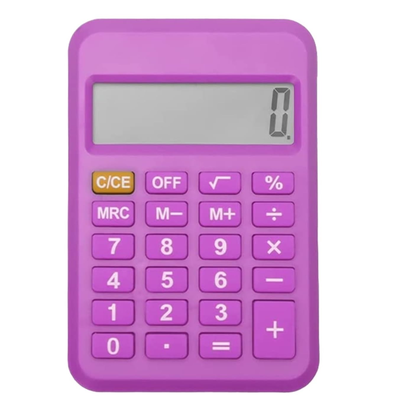 Kalkulatory Kalkulator, Kalkulator Biurkowy Elektroniczny Z 8-cyfrowym Wyświetlaczem LCD Kalkulatory Biurowe Dla Studentów Przybory Szkolne(Purple)