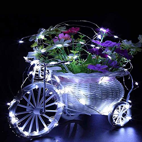 Znycye 10 Pack Fairy Lights Battery Operated，10Ft 30 Led String Lights 7 Modes With Timer Waterproof Fairy Lights For Diy Wedding Party Bedroom Mason Jars Christmas Decorations (Cool White) #TOP6