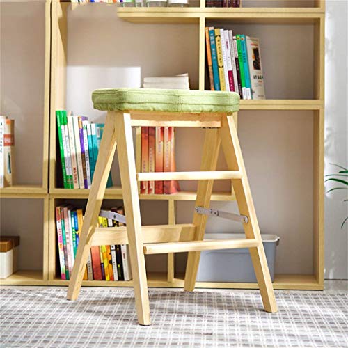 Silla de escalera para el hogar en madera con altura de 64 cm 5