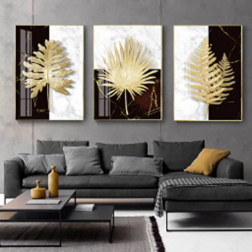 Toile peinture abstraite de luxe affiche imprimée 60x90cm sans cadre