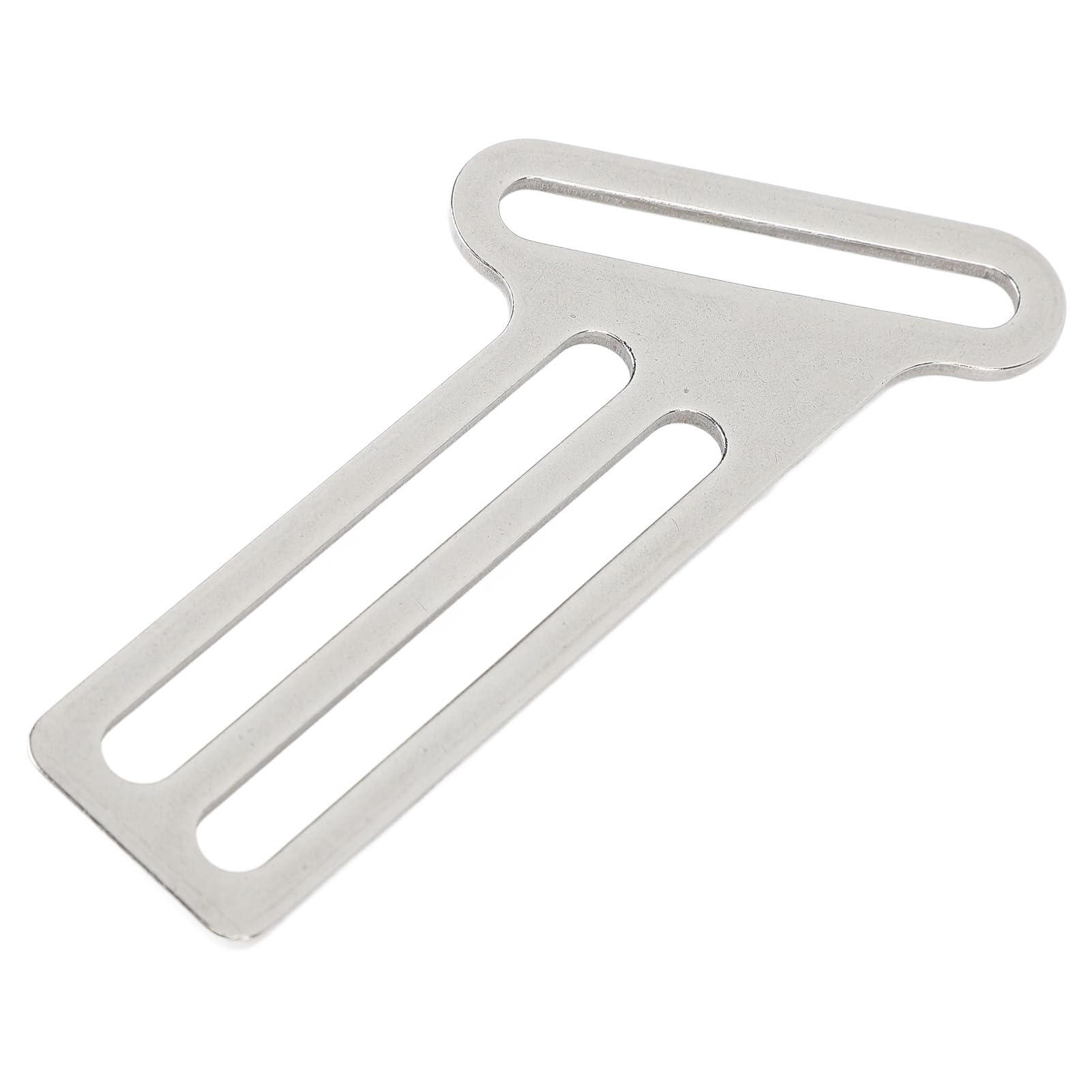 Syrisora Diving Sidemount BCD Fixing Buckle Rope Retainer 316 Stainless Steel T Shaped Diving Side Mount Webbing Strap Keeper for BCD Accessories