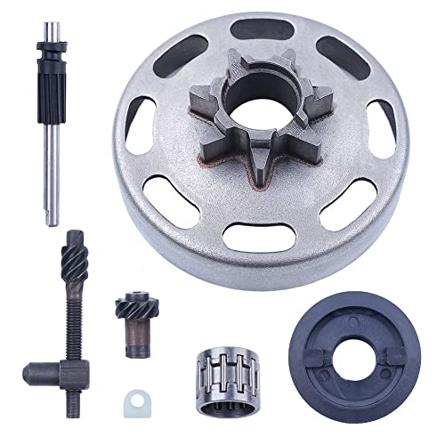 Gubeter .325" 7T Clutch Drum Oil Pump Kit, for Husqvarna 435 435E 440 440E Chainsaw, OEM Part No: 503894701 - Image 3