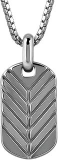 GIVA 925 Silver Black Rhodium Midnight Charmer Pendant With Box Chain For Him| Necklace to Gift Women & Girls | With Certi... Price In India