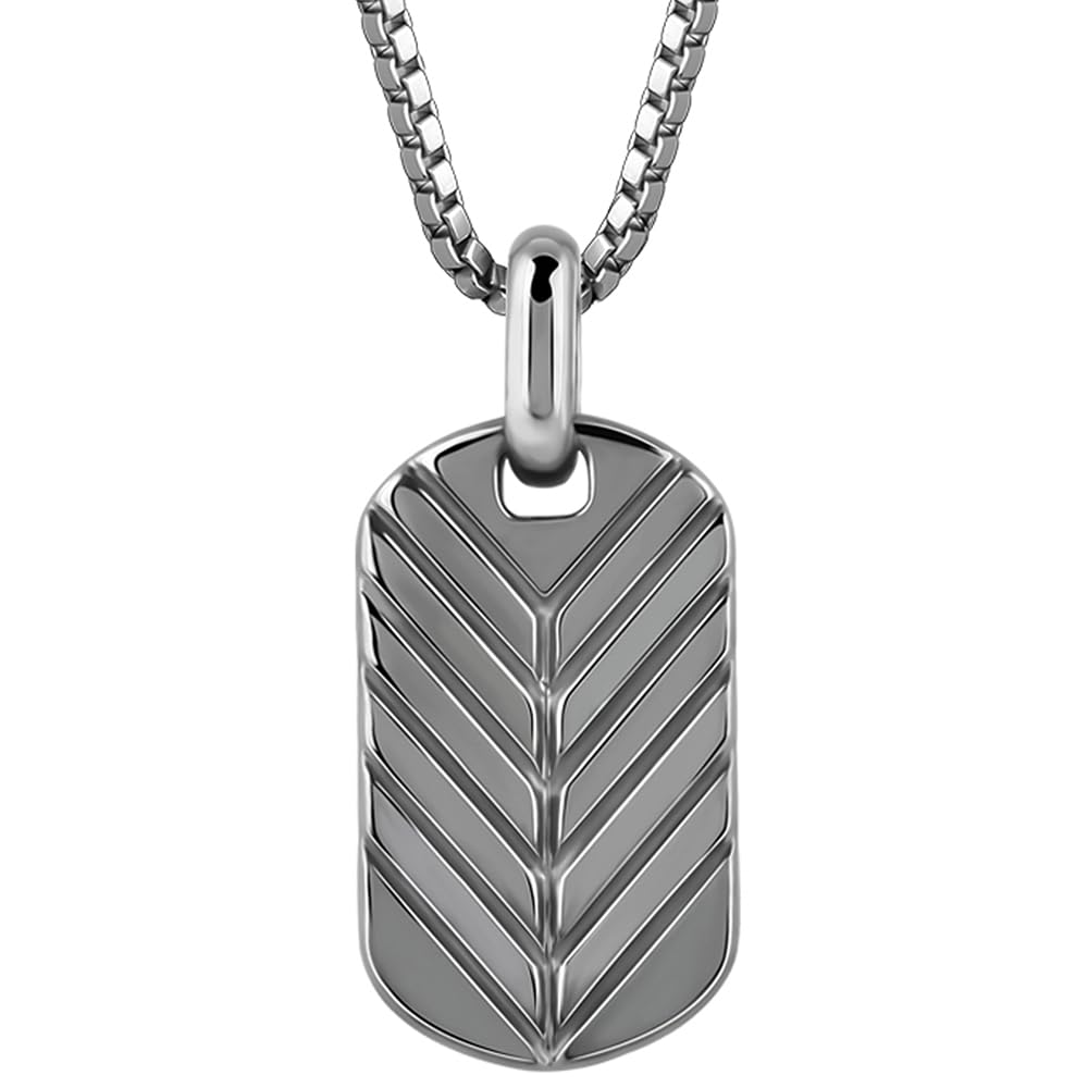 925 Silver Black Rhodium Midnight Charmer Pendant With Box Chain For Him| Necklace to Gift Women & Girls | With Certificate of Authenticity and 925 Stamp | 6 Months Warranty-image-48