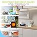 Hodik Digital wireless Thermometer, Fridge Freezer Alarm Thermometer Digital with 3 Adjustable Backlight and 330FT Remote Range for Kitchen Home Restaurant