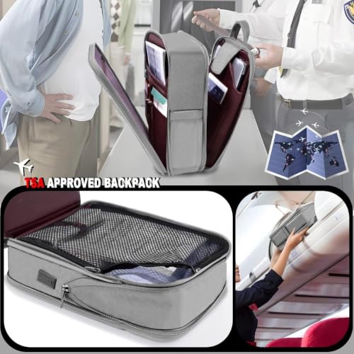 Image of ZINZ Slim & Expandable Laptop Backpack 15 15.6 16 Inch Sleeve with USB Port