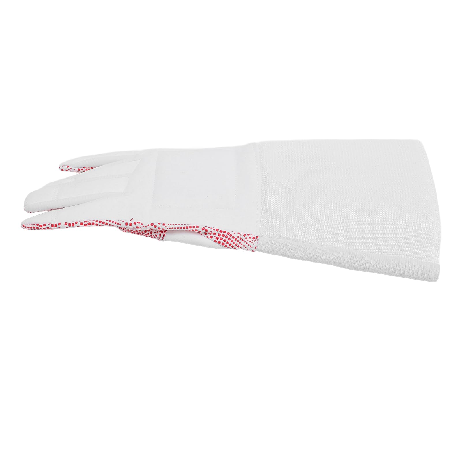 Guanto antiscivolo in pelle con design a pois in plastica completa per allenamento Epee per adulti versione destra