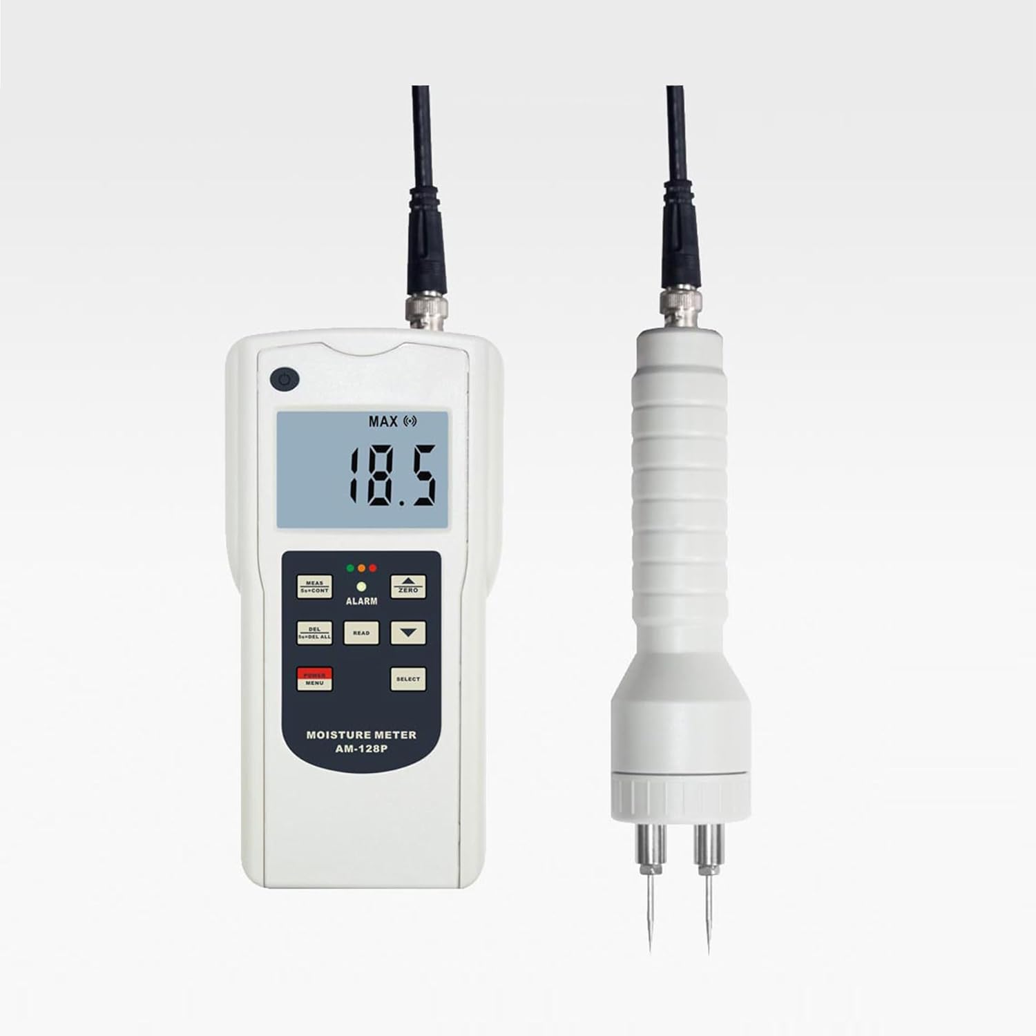 Moisture Meter Portable AM-128P Multifunctional Moisture Meter Tester Measurement Range 0-80%