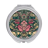 Miroir grossissant double face : le beau miroir de maquillage portable coloré dispose d'un miroir HD qui fournit une image réelle claire. L'autre côté miroir grossissant 2x compact peut voir clairement les petits détails, bon pour le maquillage, le rasage, le nettoyage en profondeur.