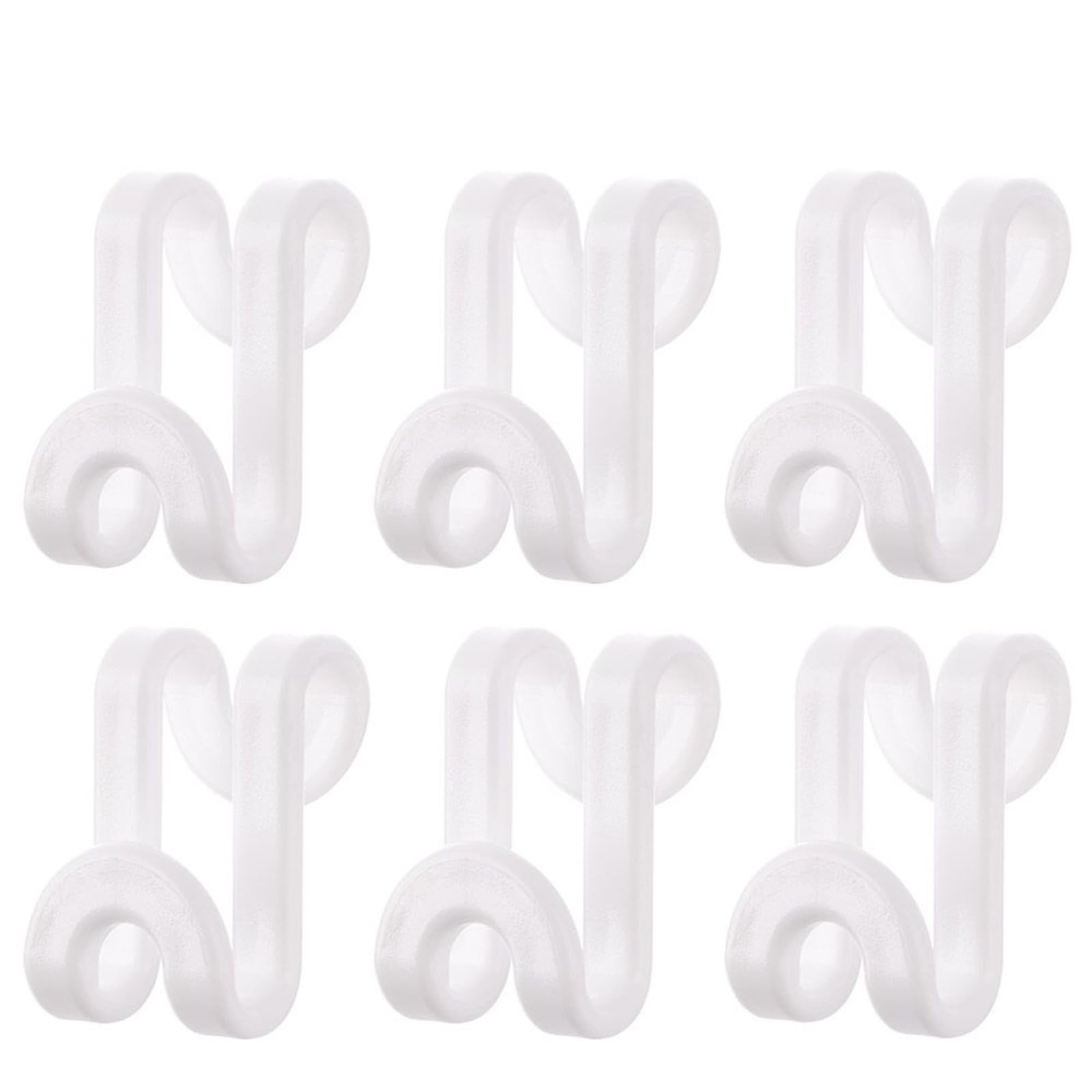 Hangers for Clothes Space Savers 150 Pcs Mini Wardrobe Hanger Hooks - Cascading Connectors for Clothes Closet(White)