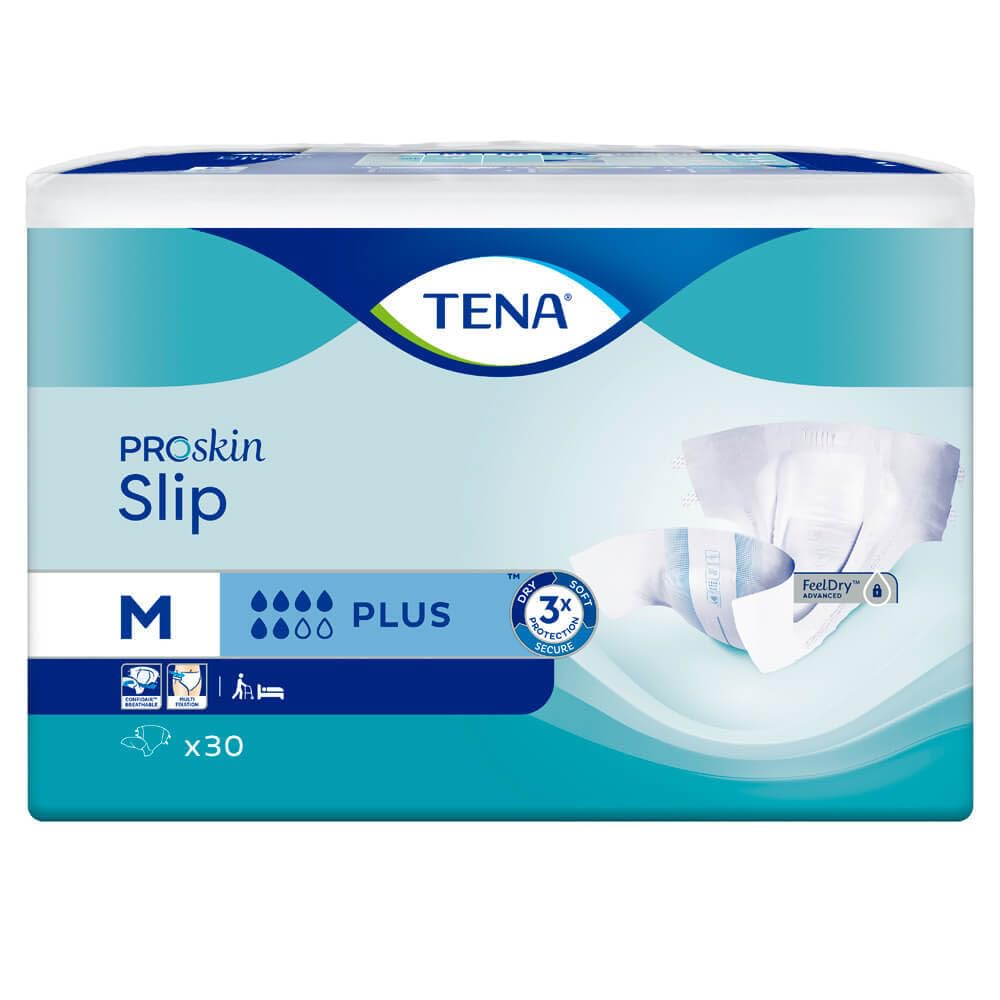Tena Slip Plus Medium - Scatola di 90 pannoloni a mutandina