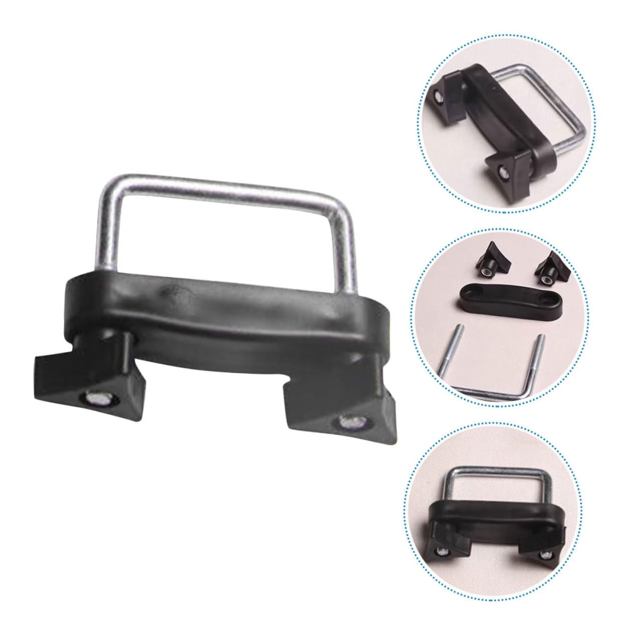 Mobestech 2pcs Car Roof Rack Mounting Clips Roof Rack Crossbar Clamps for Cars Universal Clamp