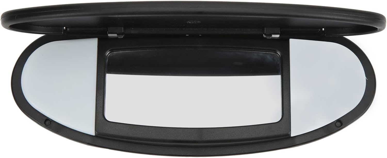 2 Pièces Couvercle Miroir Pare-soleil Porsche - Remplacement ABS Noir - Compatible 911 996/997, Boxster/Cayman 986/987