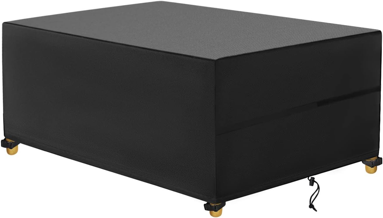SIRUITON Garden Furniture Cover, Patio Garden Table Cover with Air Vent Waterproof, Windproof