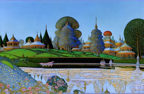 Affiches sur toile de style parc SERENDIPITP 58x90cm sans cadre pour une deco moderne
