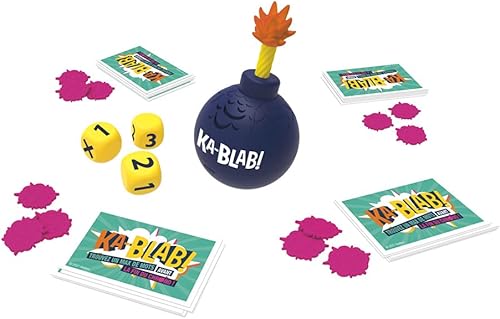 Miniatura 2 de Hasbro Gaming F2562101 Ka-Blab Familias, Adolescentes y Niños, a partir de 10 años, Juego de Grupo para 2 a 6 Jugadores de Scattergories, Multicolor