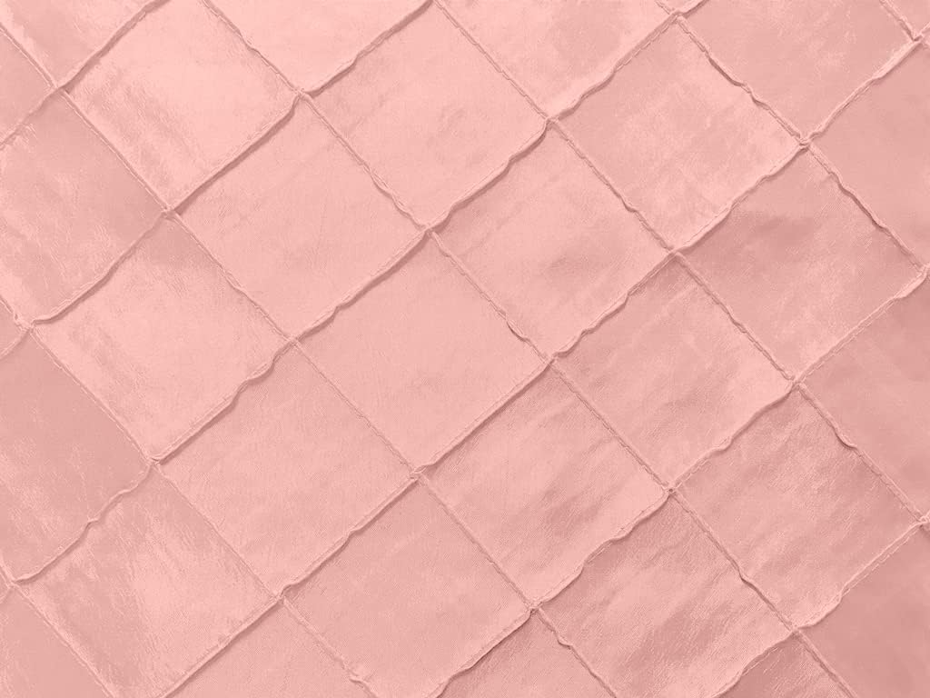 Zen Creative Designs Pintuck Taffeta Fabric 54 Inch Wide/Fancy Pattern Fabric/Diamond Stitch Pattern/Craft & Sewing Material (5 Yards, Purple)